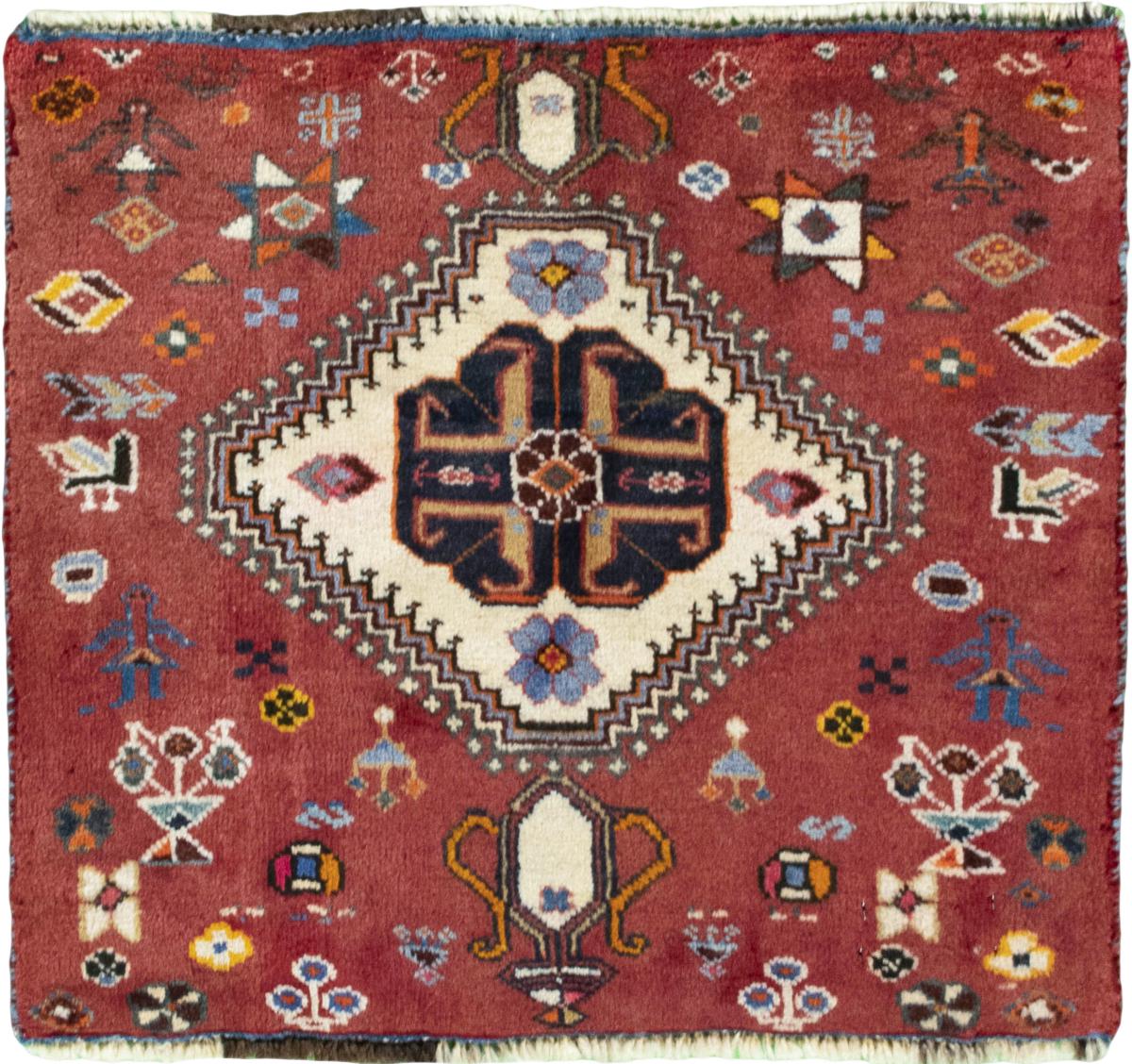 Perzisch tapijt Shiraz 51x57 51x57, Perzisch tapijt Handgeknoopte
