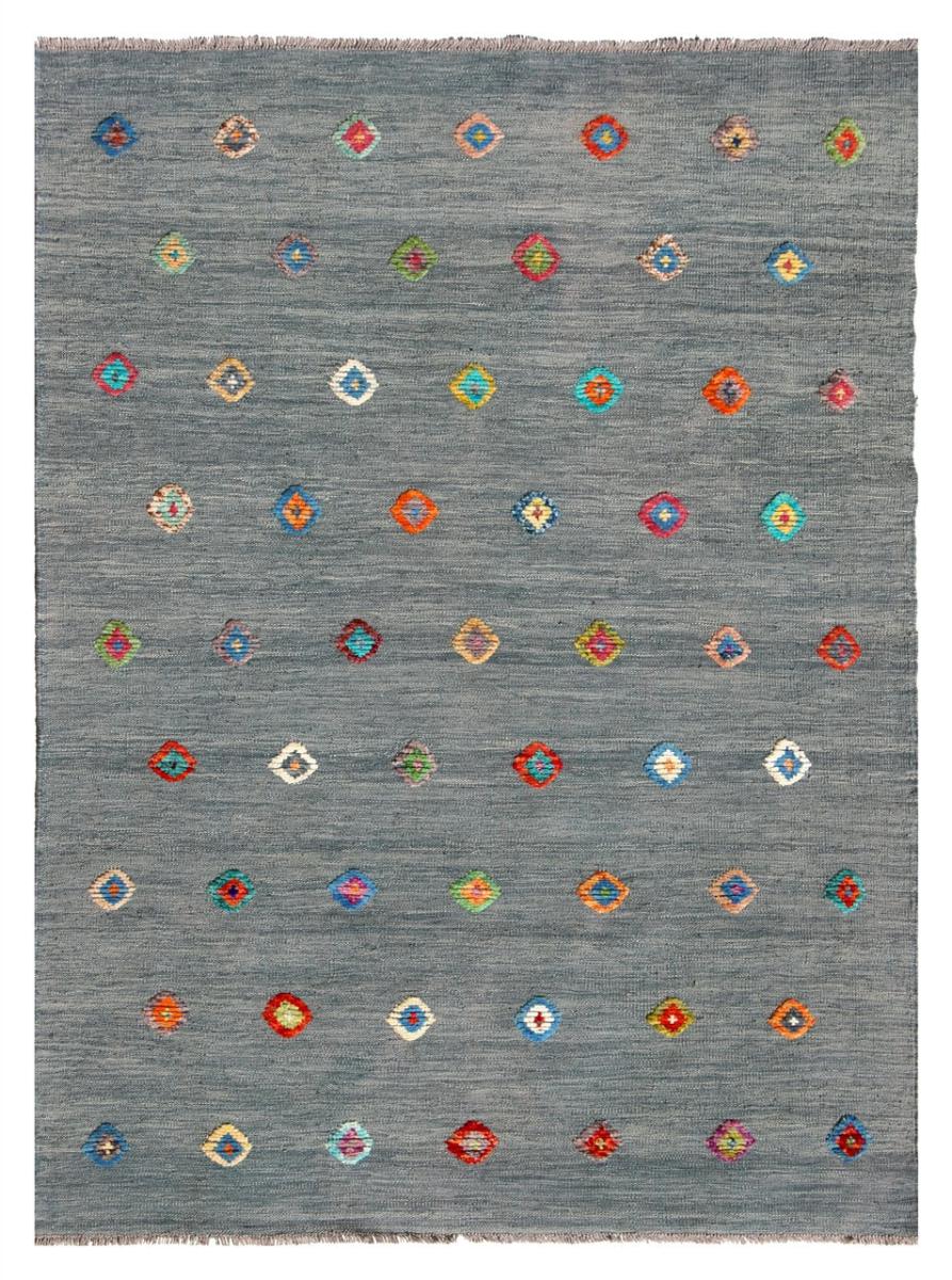 Alfombra afgana Kilim Afghan Nimbaft Edition 196x152 196x152, Alfombra persa Tejido a mano