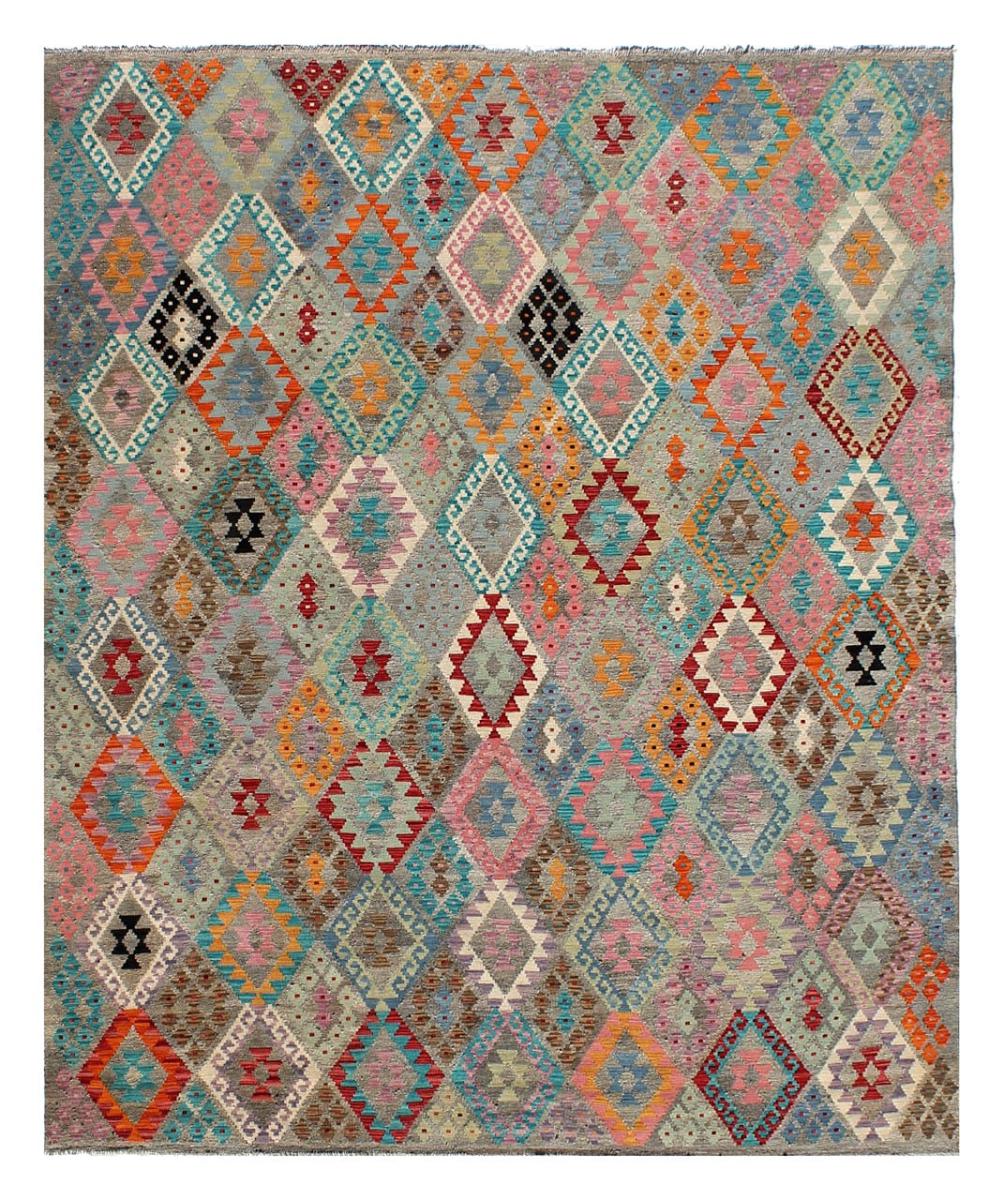 Alfombra afgana Kilim Afghan 338x260 338x260, Alfombra persa Tejido a mano