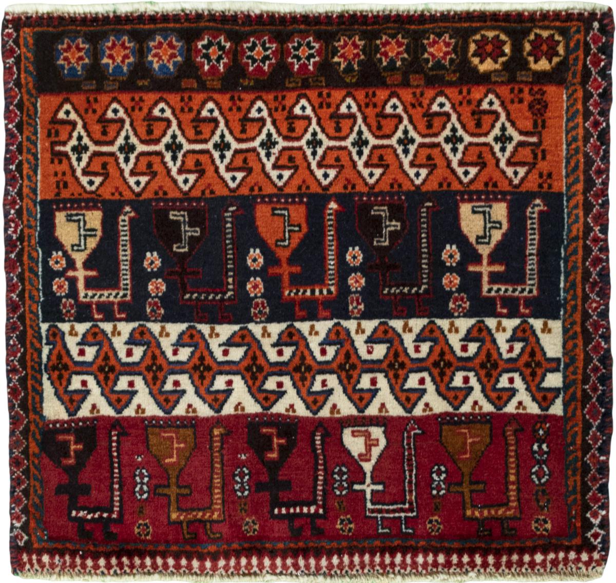 Tappeto persiano Shiraz 57x61 57x61, Tappeto persiano Annodato a mano