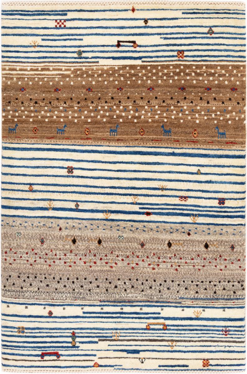 Covor persan Persan Gabbeh Loribaft Atelier 156x64 156x64, Covor persan Înnodat manual