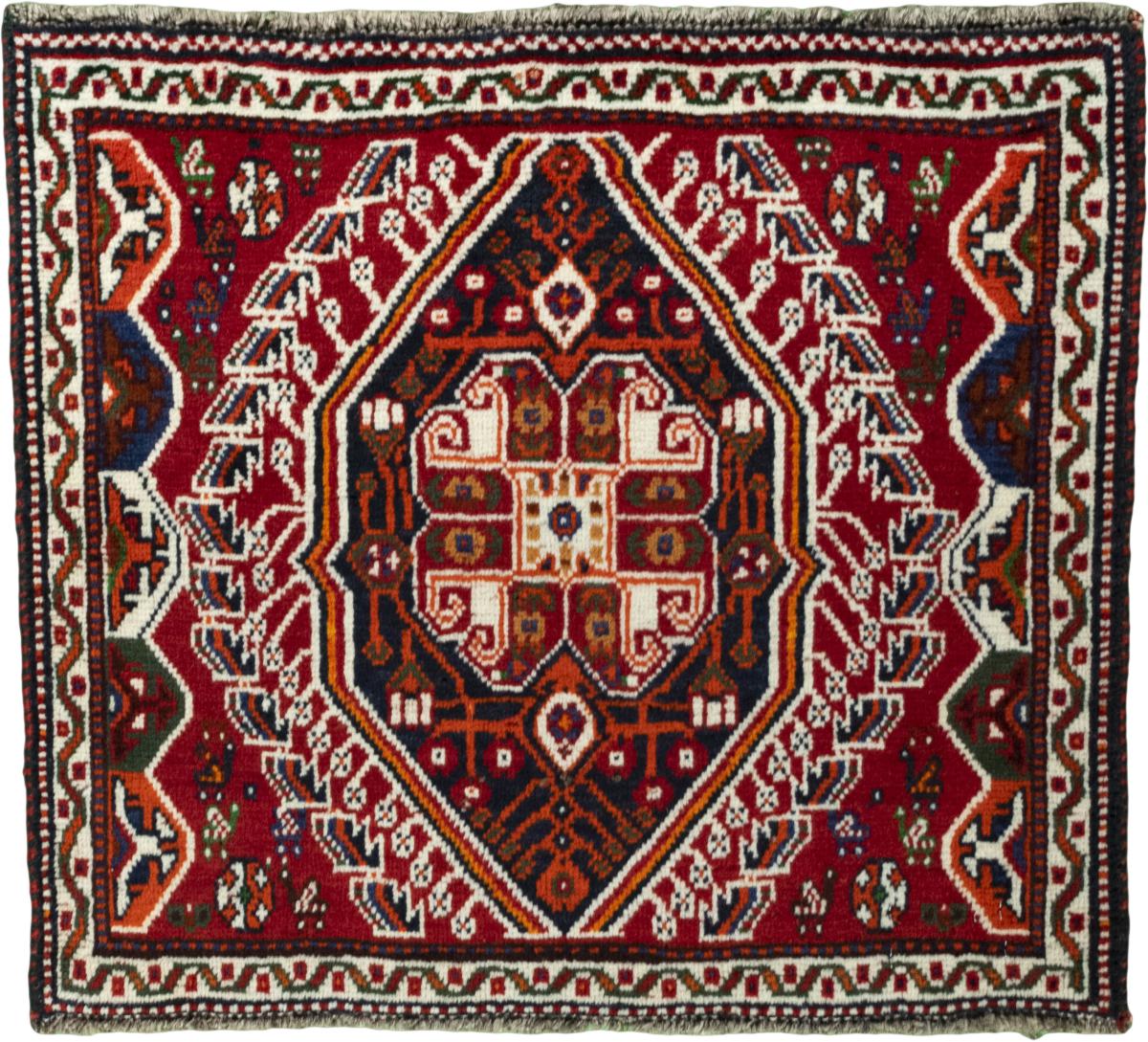 Tapete persa Shiraz 56x65 56x65, Tapete persa Atado à mão