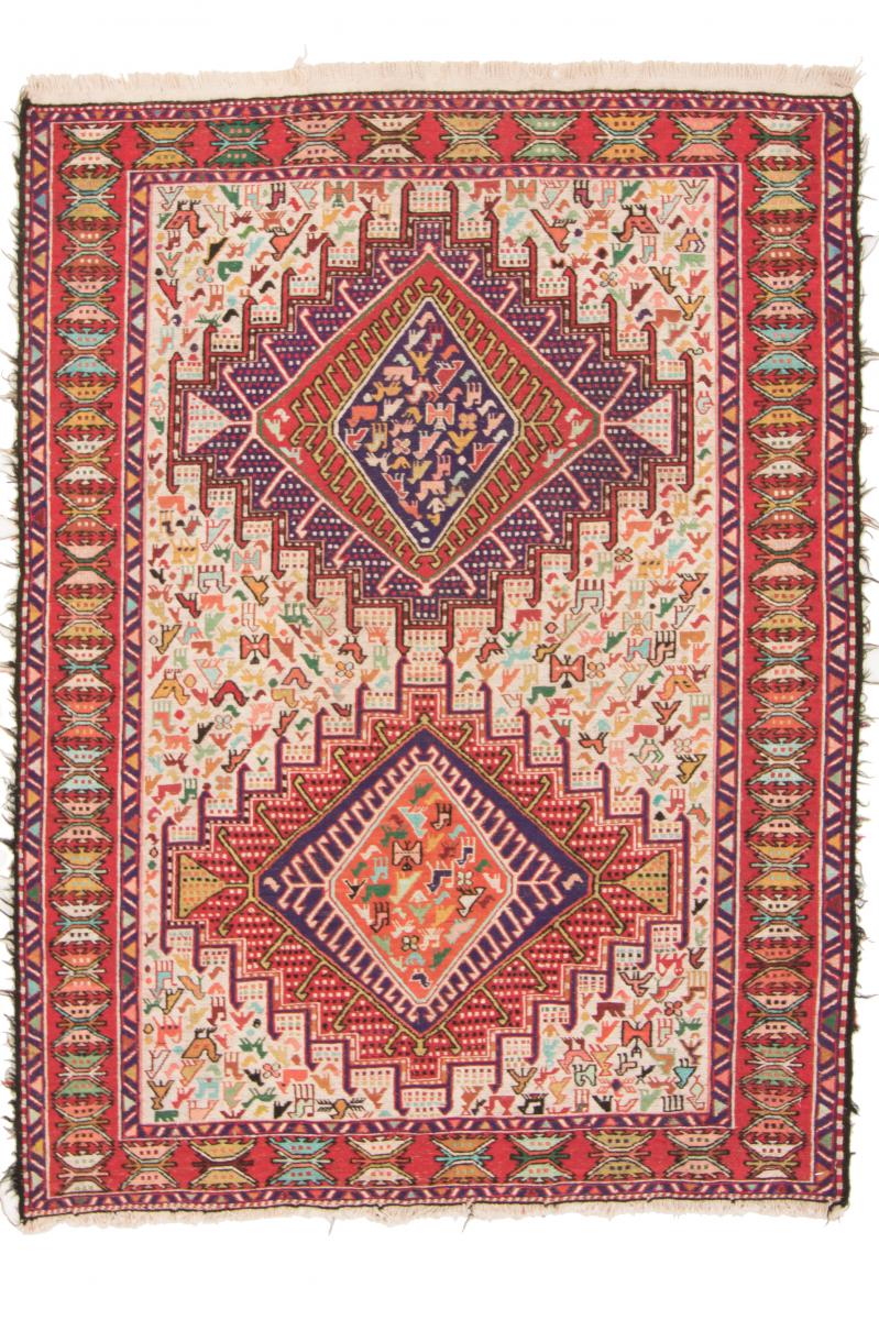 Tapete persa Kilim Soumak Shahsavan 143x109 143x109, Tapete persa Atado à mão