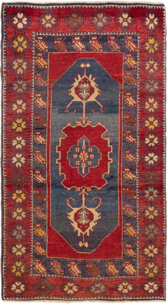  Turkei Anatolia 6'4"x3'6" 6'4"x3'6", Persian Rug Knotted by hand