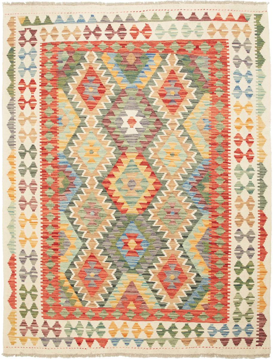 Tapis afghan Kilim Afghan 192x152 192x152, Tapis persan Tissé à la main