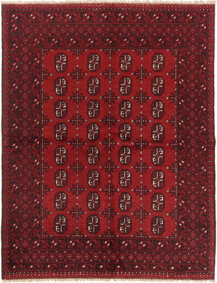 Tapete afegão Afegão Akhche 191x146 191x146, Tapete persa Atado à mão