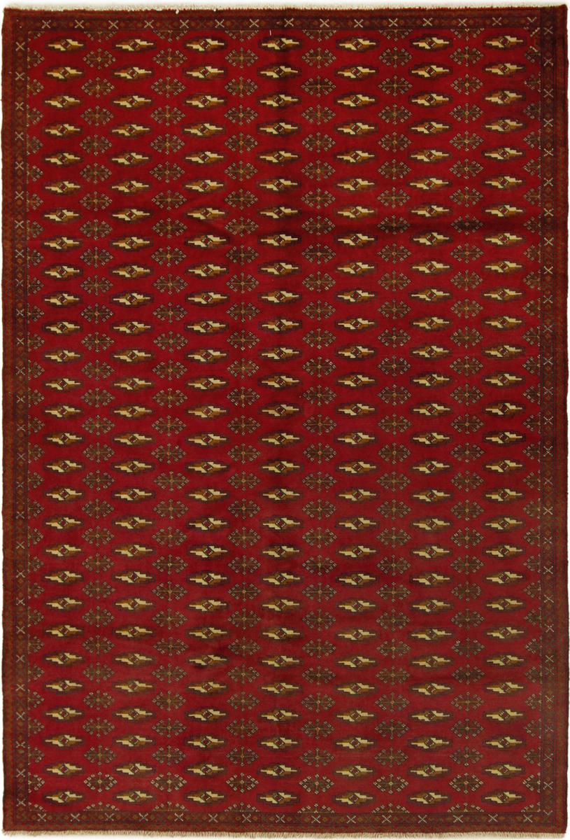 Persisk matta Turkaman 231x158 231x158, Persisk matta Knuten för hand