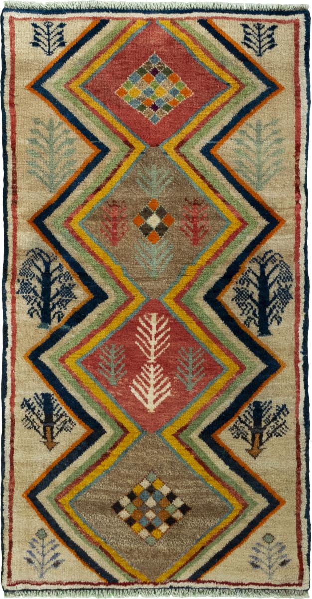 Tappeto persiano Persia Gabbeh Ghashghai 135x72 135x72, Tappeto persiano Annodato a mano