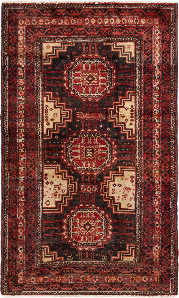 Tapis persan Baloutche 188x113 188x113, Tapis persan Noué à la main