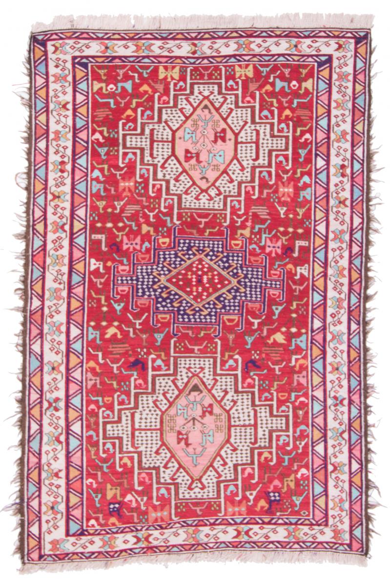 Perzsa szőnyeg Kilim Soumak Shahsavan 152x100 152x100, Perzsa szőnyeg Kézzel csomózva