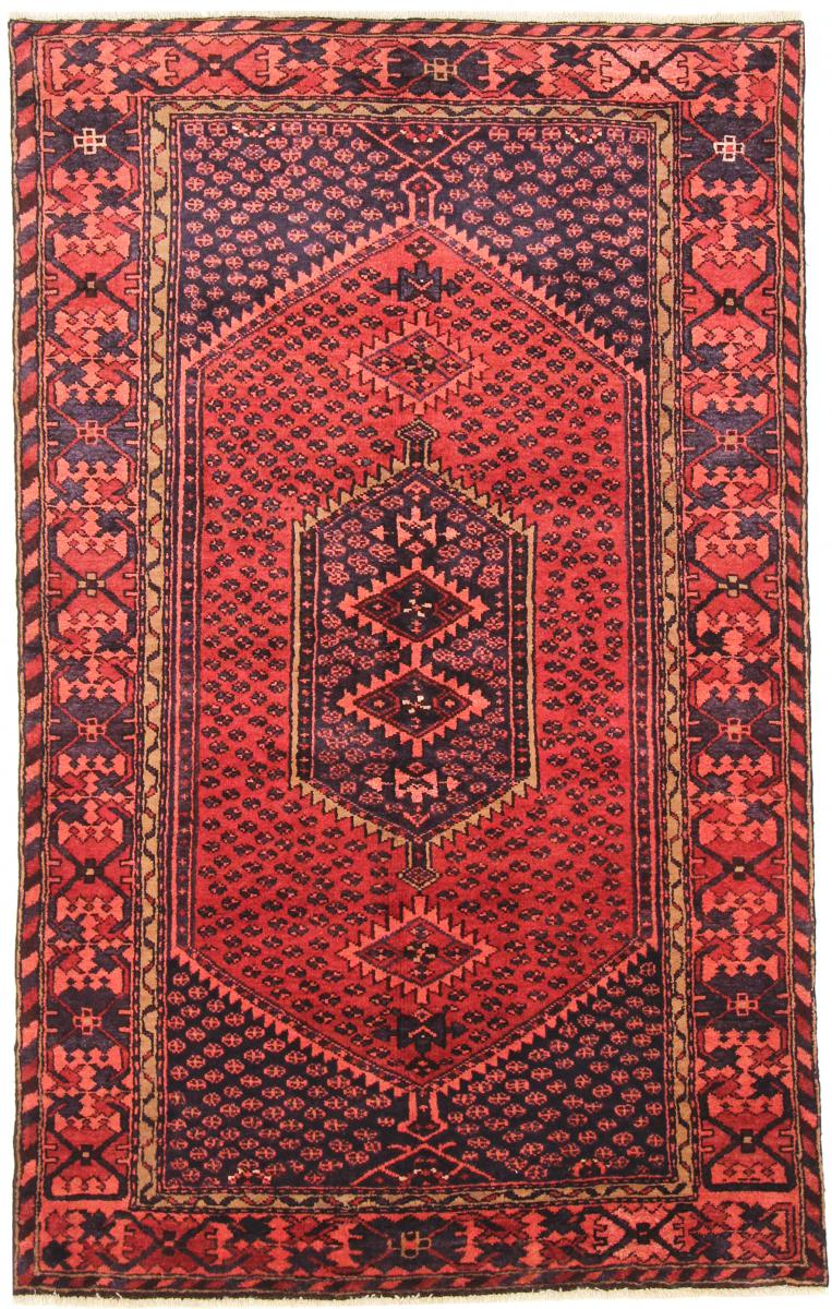 Persisk tæppe Zanjan 207x127 207x127, Persisk tæppe Knyttet i hånden