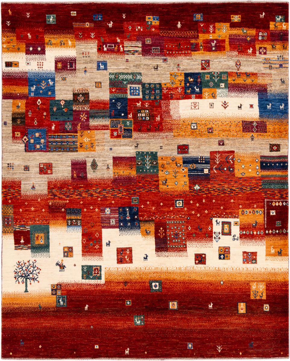 Alfombra persa Persia Gabbeh Loribaft Nowbaft 199x154 199x154, Alfombra persa Anudado a mano