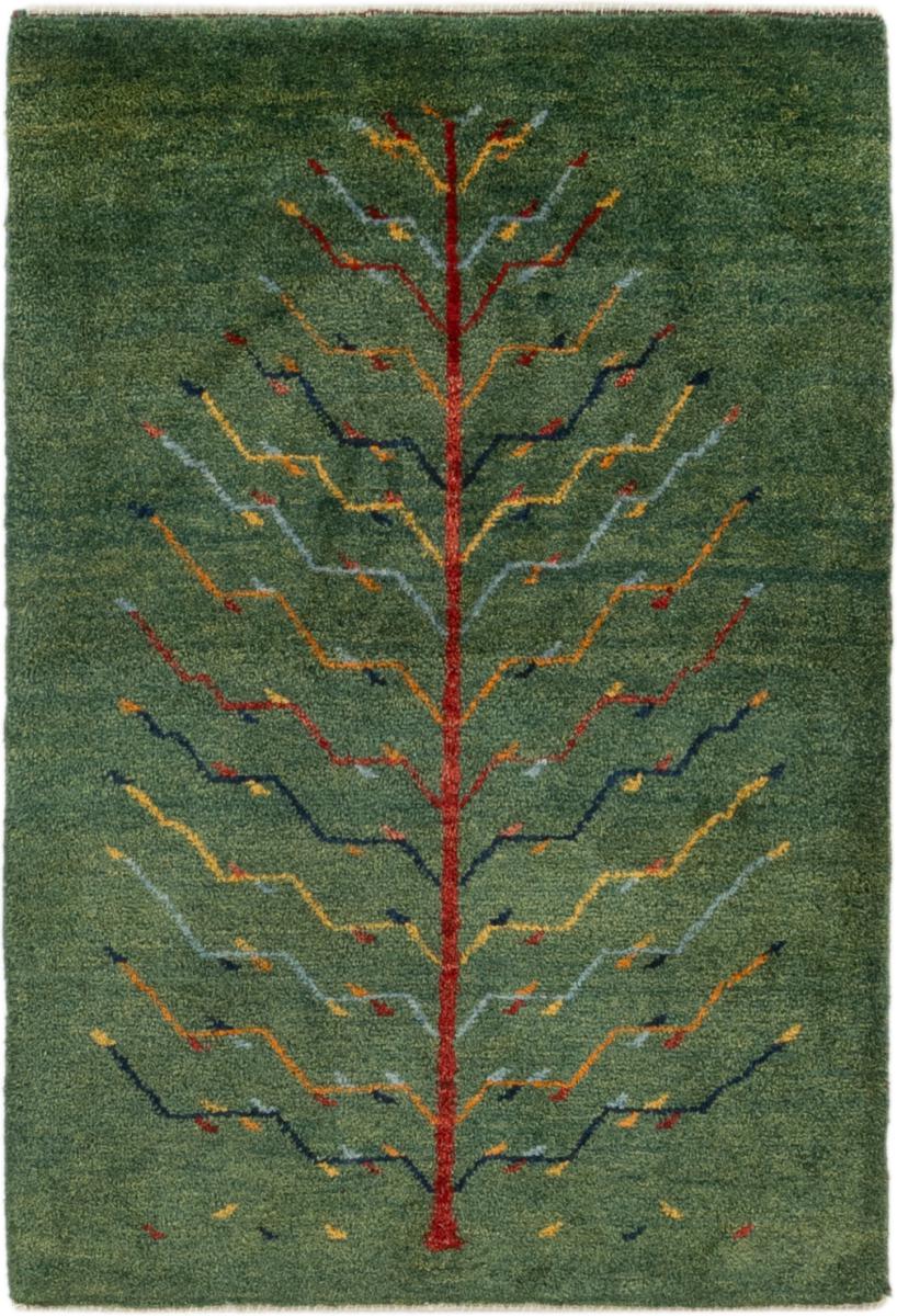 Tapis persan Persan Gabbeh Yalamehbaft 121x86 121x86, Tapis persan Noué à la main