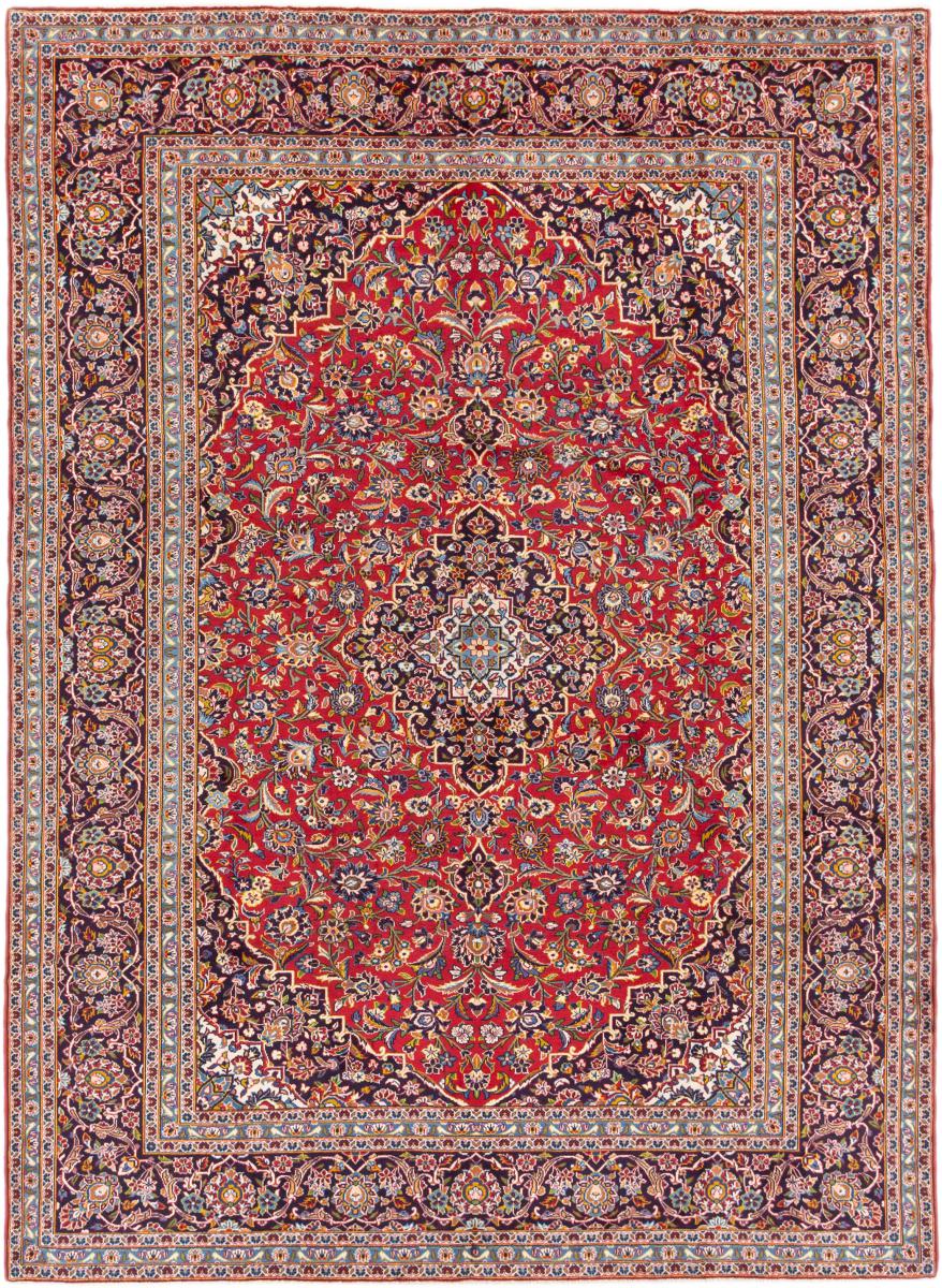 Tapis persan Kashan 369x269 369x269, Tapis persan Noué à la main