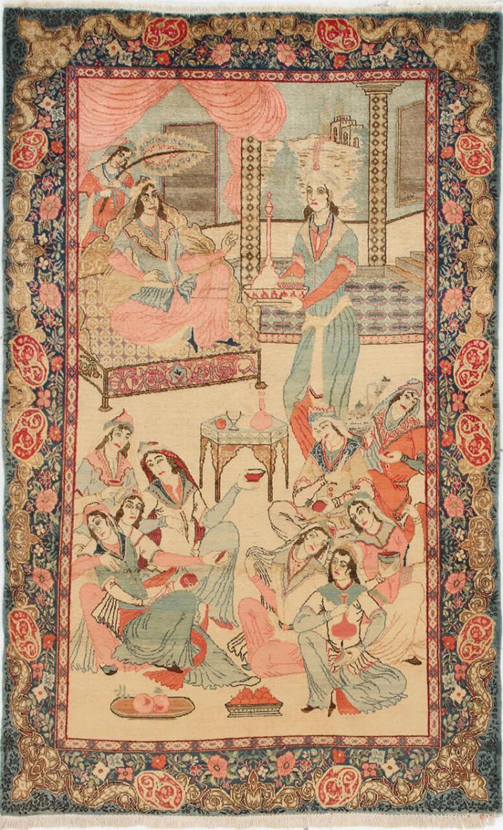 Persian Rug Farahan Antique 209x134 209x134, Persian Rug Knotted by hand