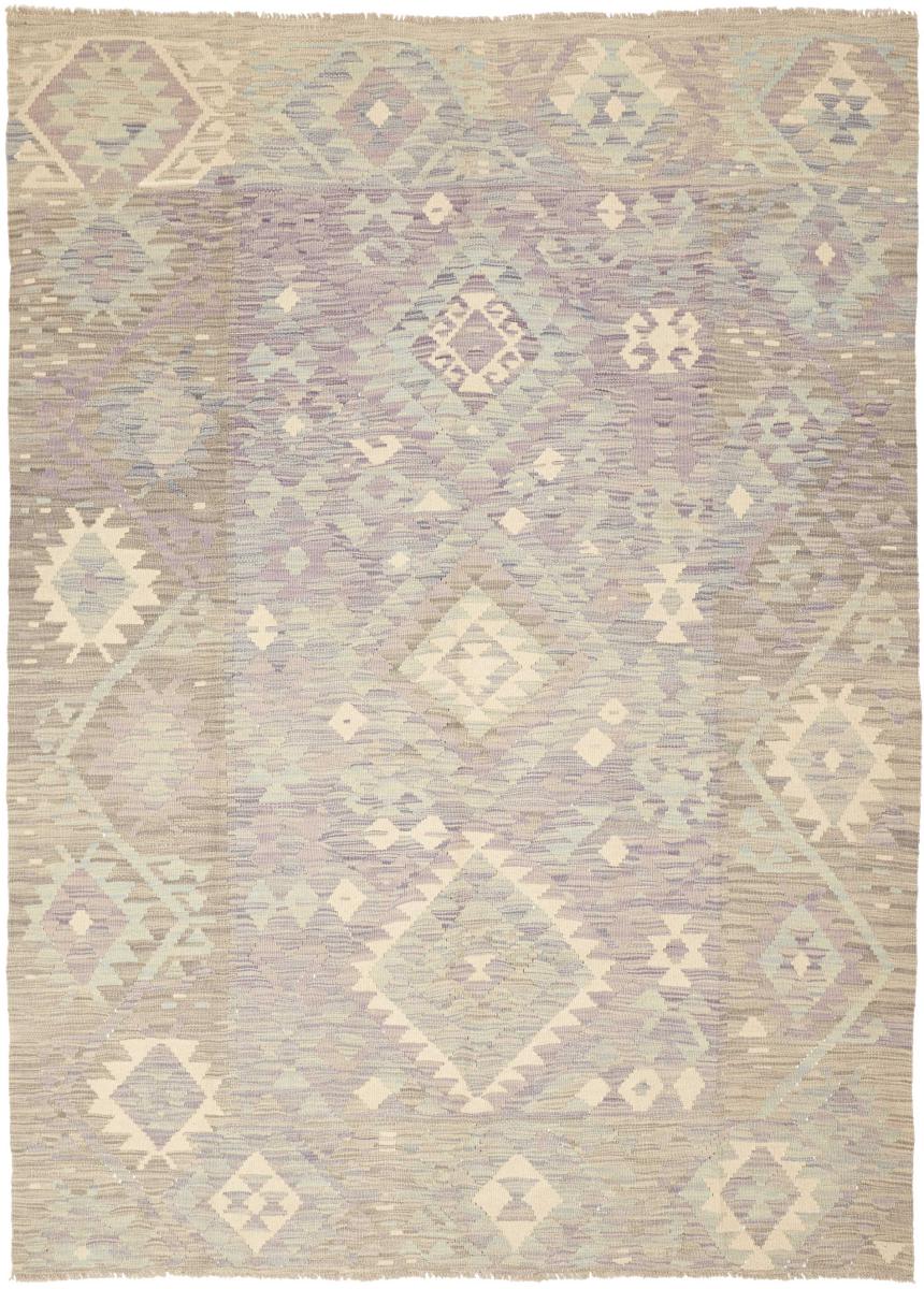Tapis afghan Kilim Afghan 242x173 242x173, Tapis persan Tissé à la main