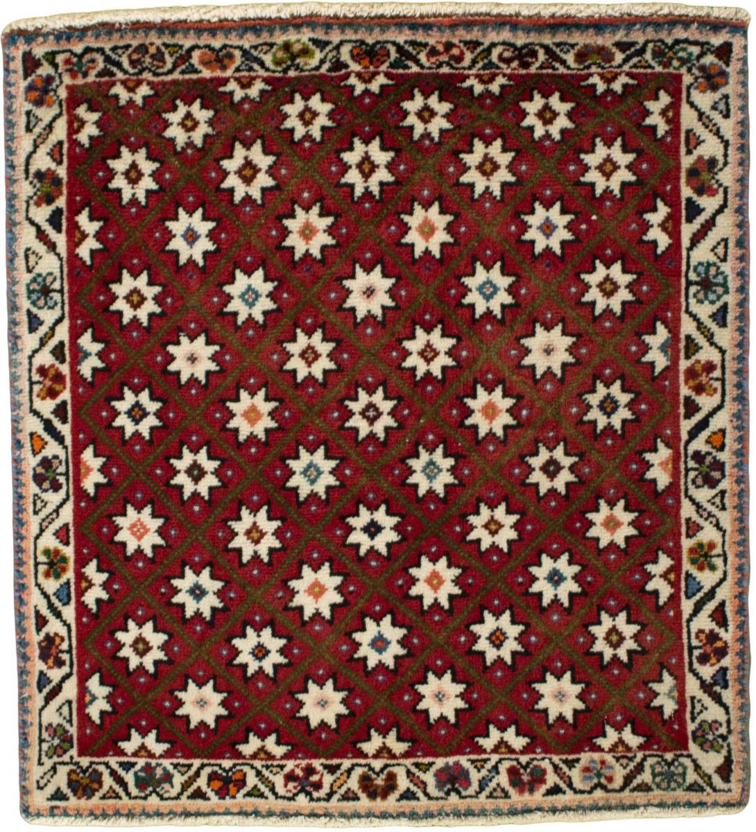 Persian Rug Shiraz 68x62 68x62, Persian Rug Knotted by hand