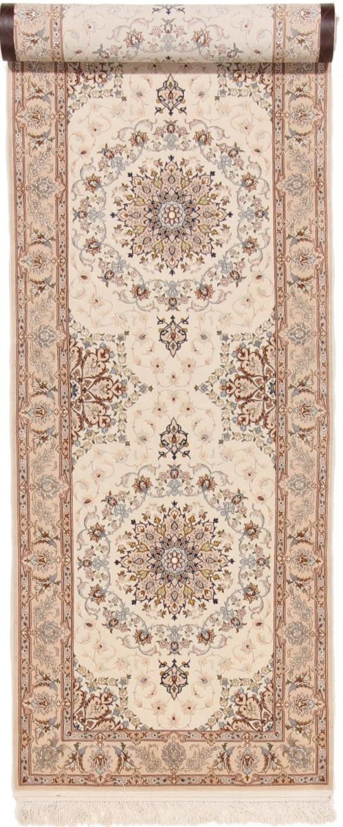 Perzisch tapijt Isfahan Davari Zijden Pool 410x89 410x89, Perzisch tapijt Handgeknoopte