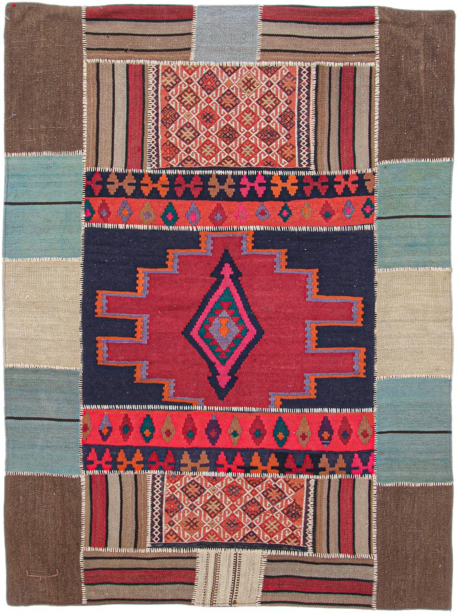 Tapete persa Kilim Patchwork 193x146 193x146, Tapete persa Tecido à mão