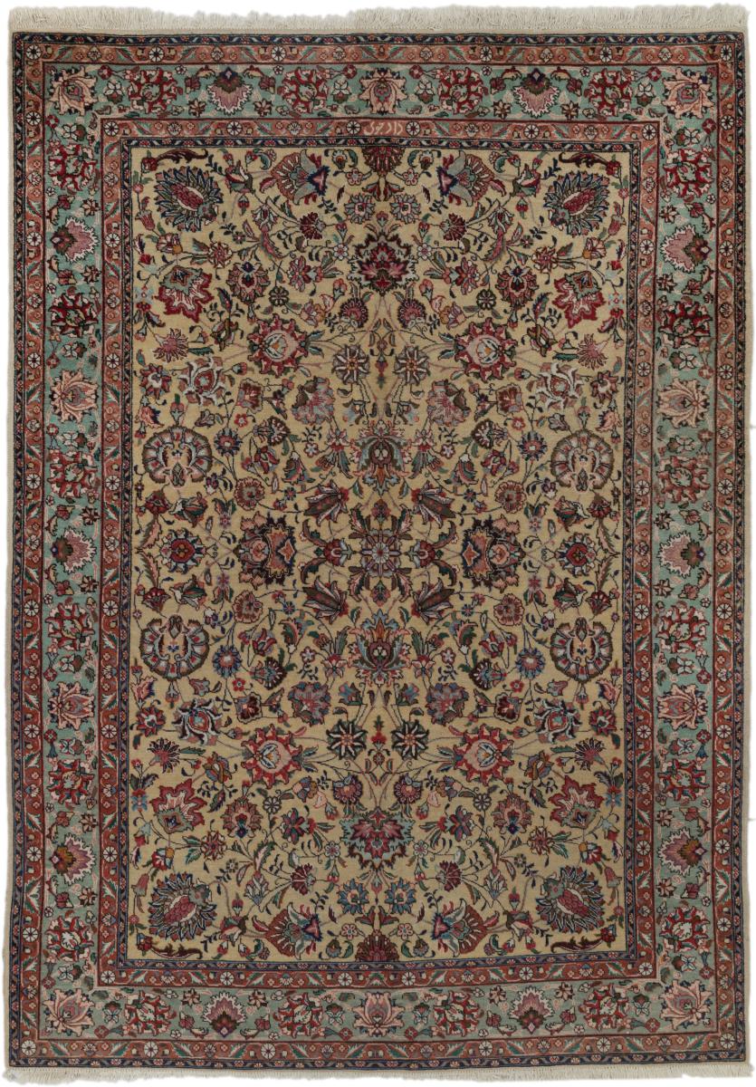 Tapete persa Tabriz 139x195 139x195, Tapete persa Atado à mão