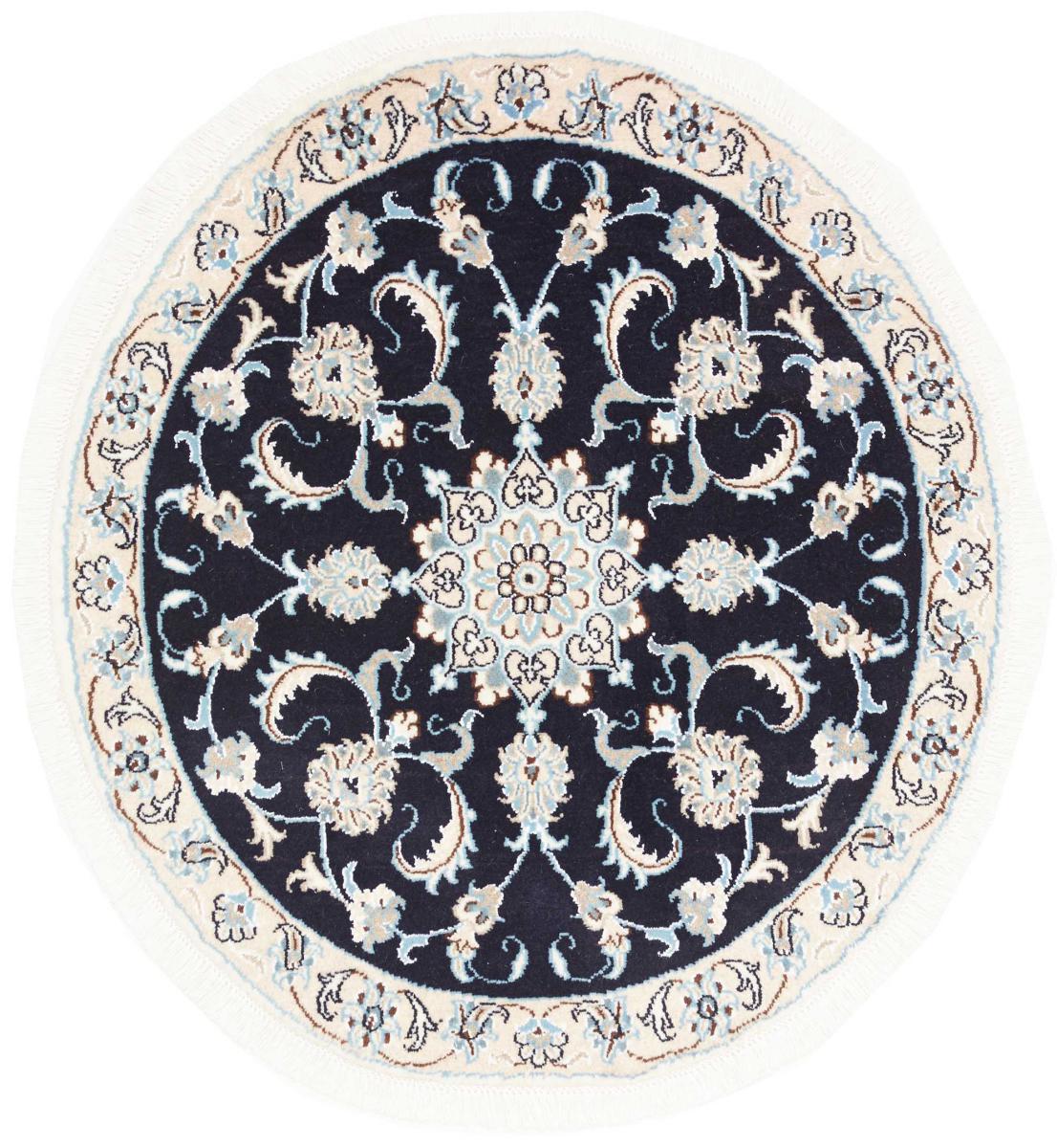 Alfombra persa Nain 101x97 101x97, Alfombra persa Anudado a mano