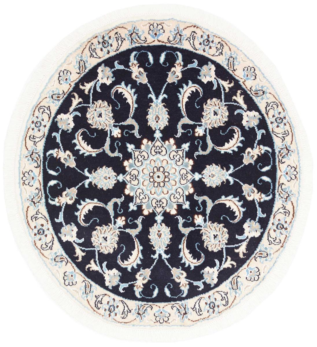 Alfombra persa Nain 108x101 108x101, Alfombra persa Anudado a mano