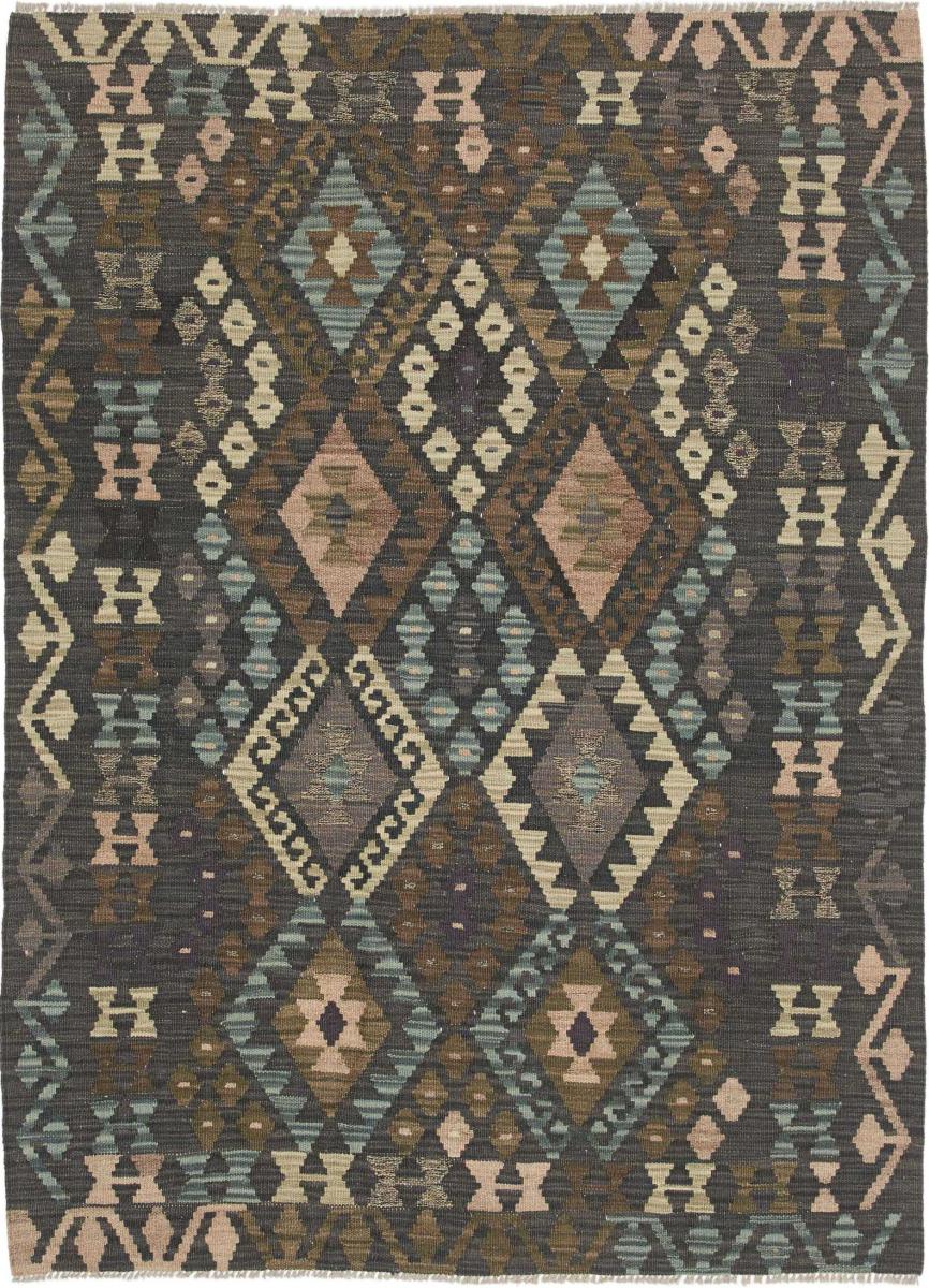 Afghanischer Teppich Kelim Afghan 174x129 174x129, Perserteppich Handgewebt