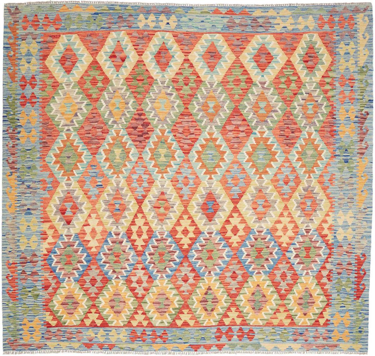 Afghánský koberec Kilim Afghan 239x254 239x254, Perský koberec Ručně tkaný