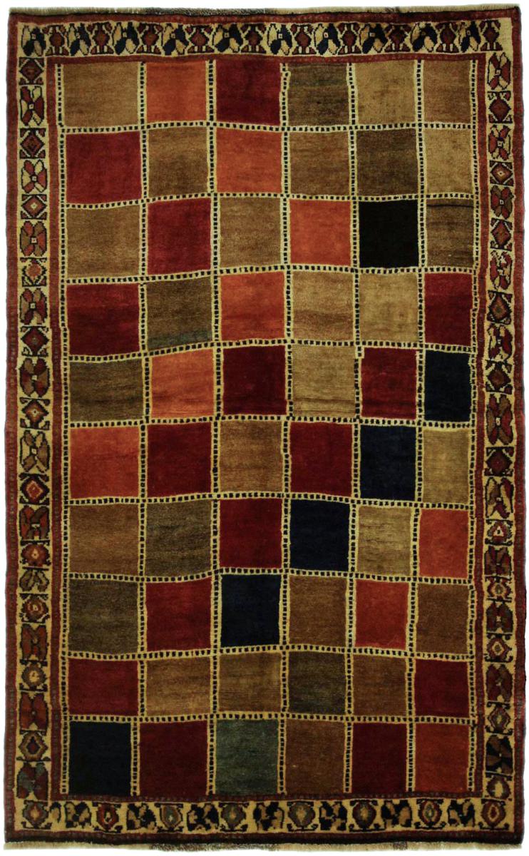 Persisk tæppe Shiraz 198x126 198x126, Persisk tæppe Knyttet i hånden