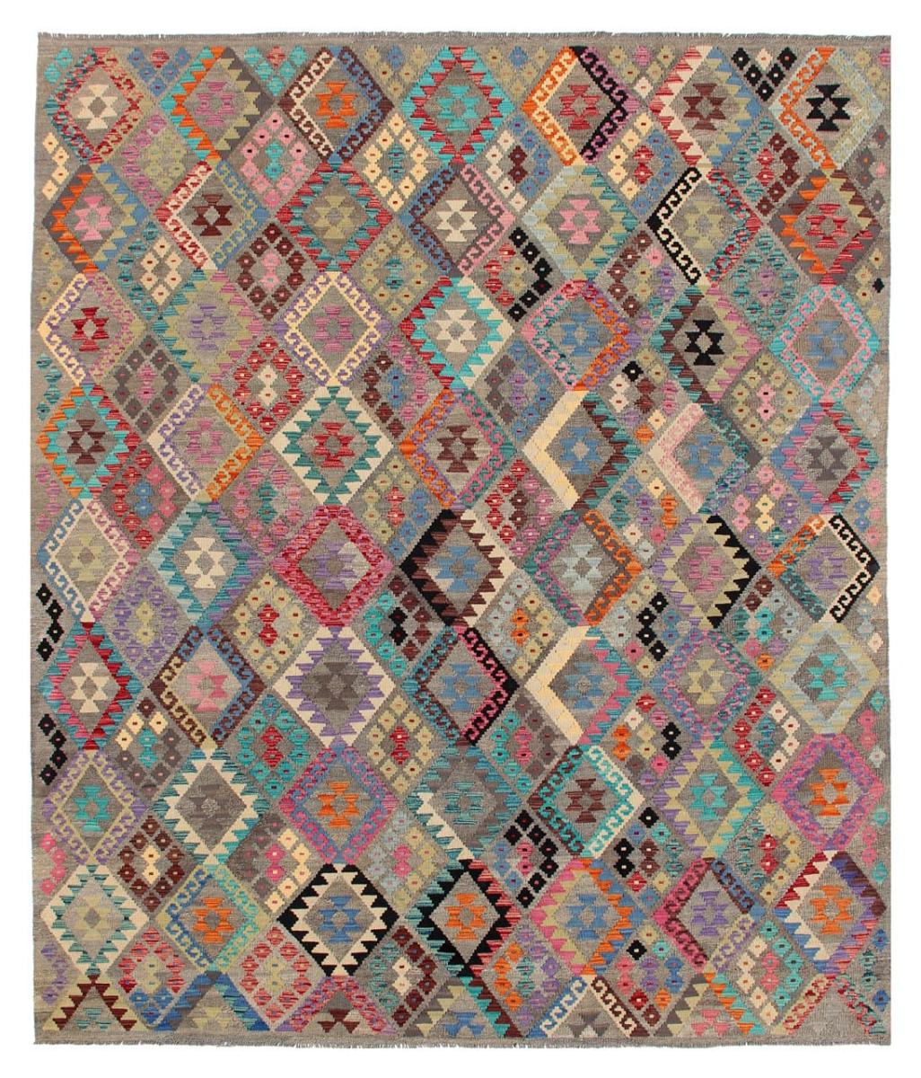 Dywan afgański Kilim Afghan 339x254 339x254, Dywan perski Ręcznie tkane