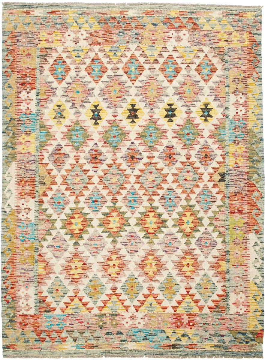 Afghan rug Kilim Afghan 206x154 206x154, Persian Rug Woven by hand