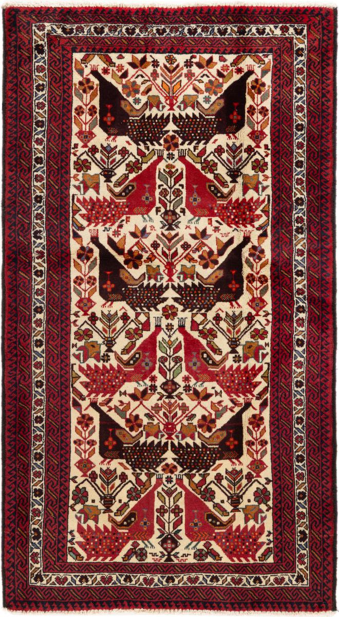 Perserteppich Belutsch 196x107 196x107, Perserteppich Handgeknüpft