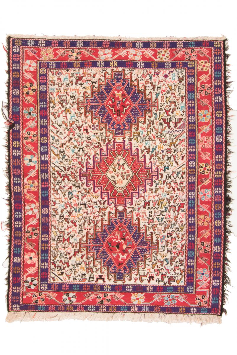 Tapete persa Kilim Soumak Shahsavan 137x108 137x108, Tapete persa Atado à mão