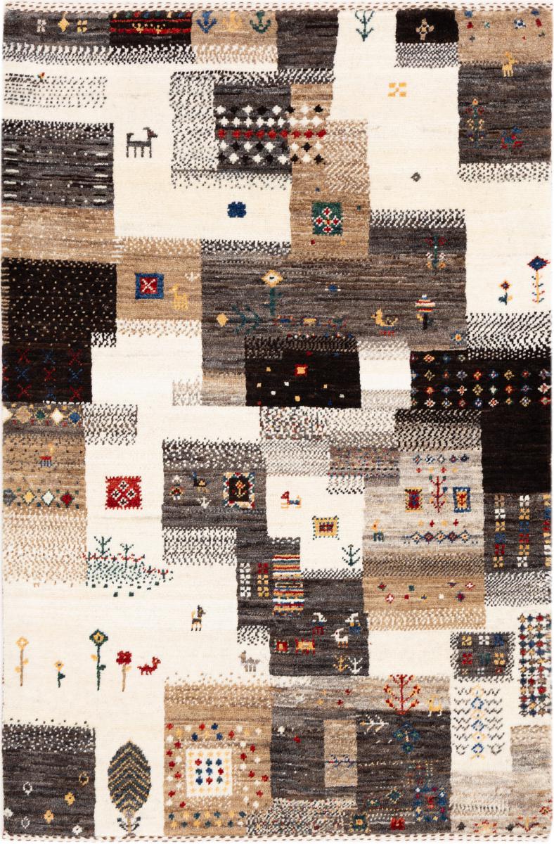 Tappeto persiano Persiano Gabbeh Loribaft Atelier 119x82 119x82, Tappeto persiano Annodato a mano