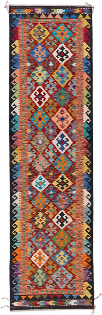 Afganistanilainen matto Kelim Afghan 296x82 296x82, Persialainen matto Käsinkudottu