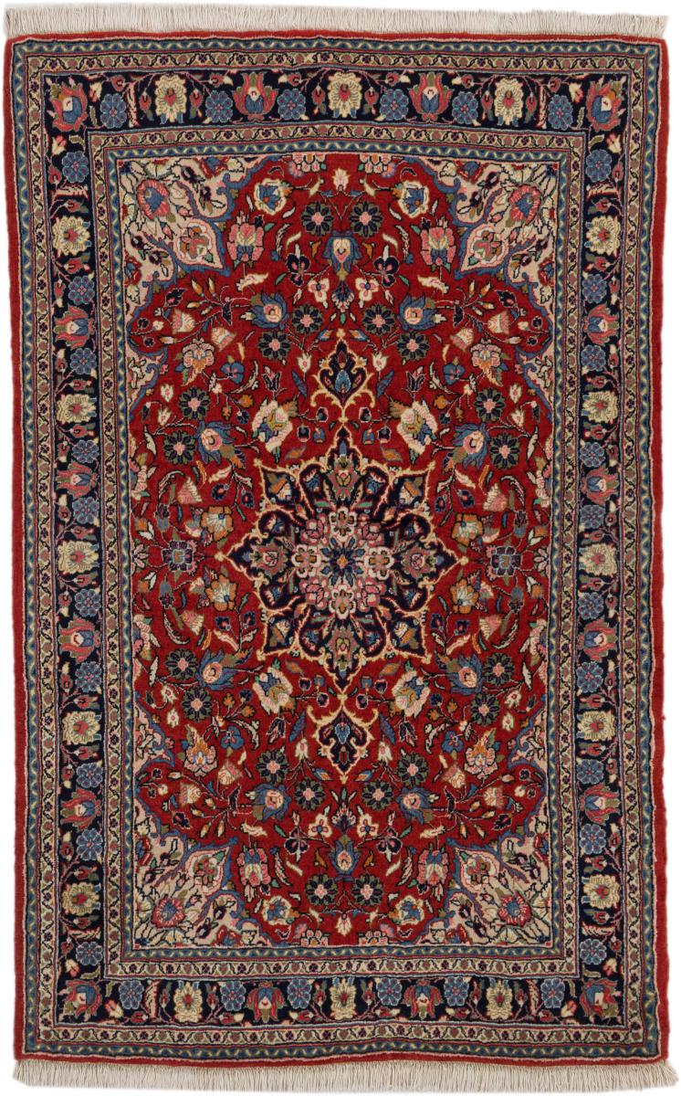 Persian Rug Sarouk 5'4"x3'5" 5'4"x3'5", Persian Rug Knotted by hand
