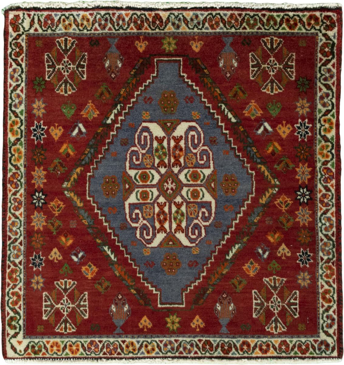 Tappeto persiano Shiraz 62x61 62x61, Tappeto persiano Annodato a mano