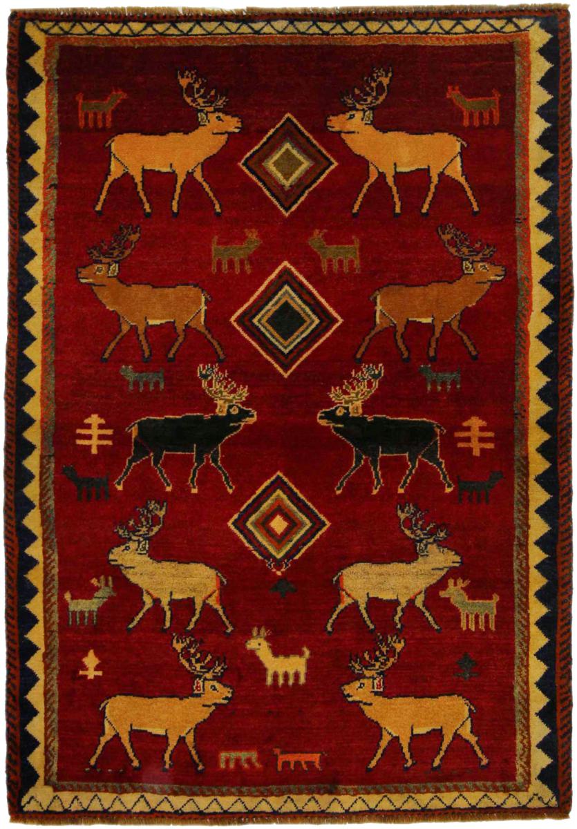 Persisk tæppe Shiraz 176x123 176x123, Persisk tæppe Knyttet i hånden