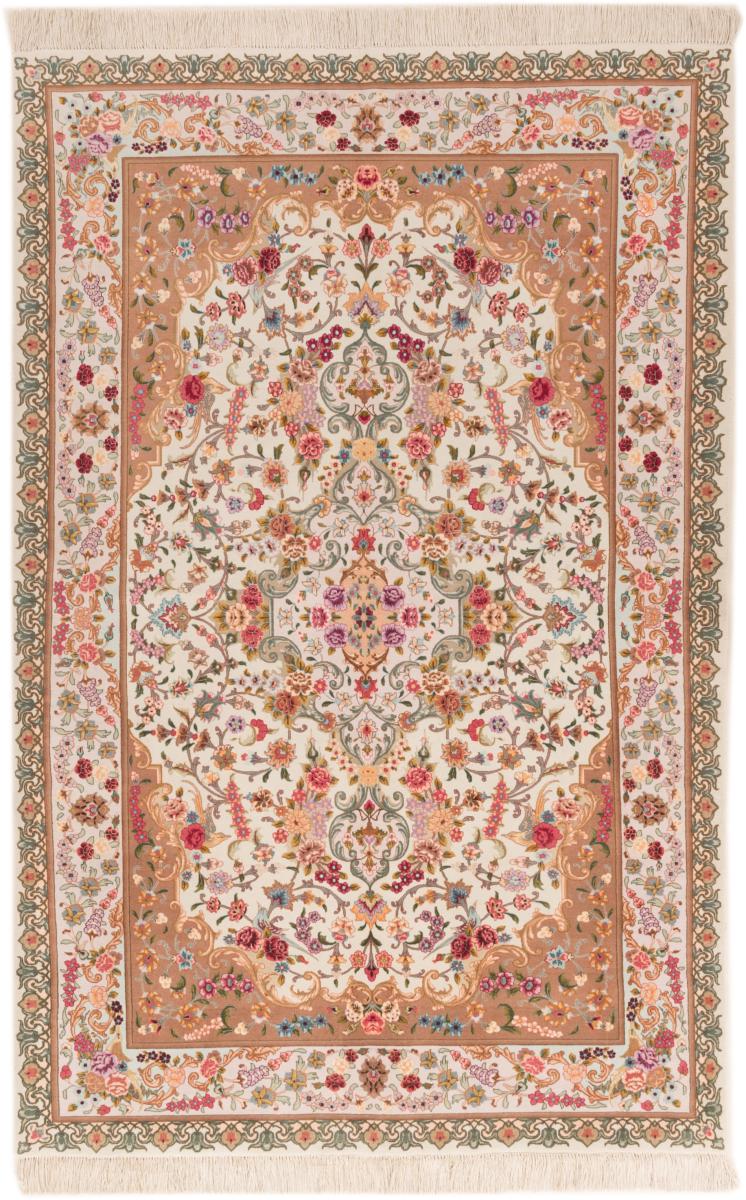Persian Rug Tabriz 60Raj Silk Warp 231x155 231x155, Persian Rug Knotted by hand