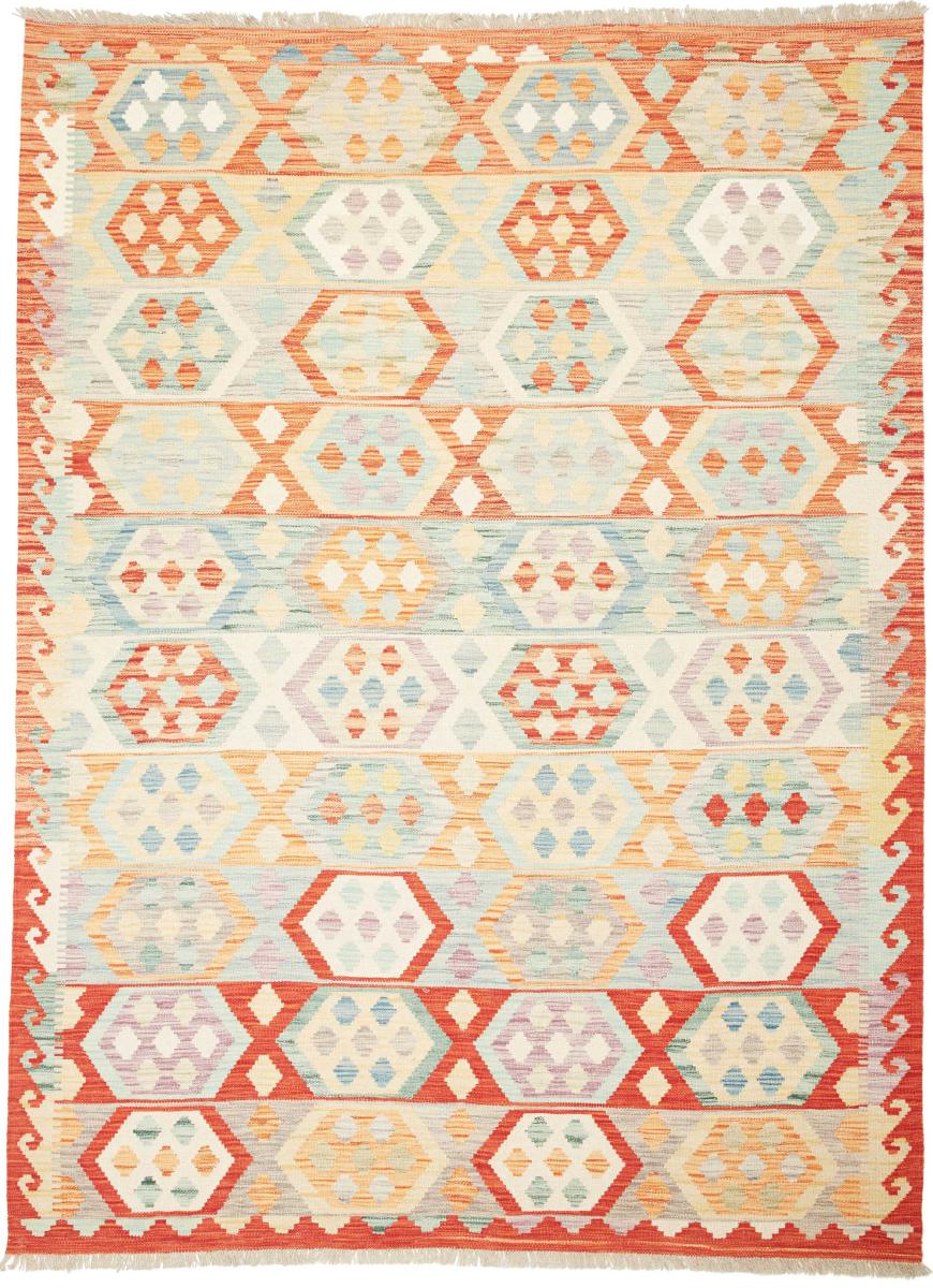 Afghaans tapijt Kilim  Afghan 235x172 235x172, Perzisch tapijt Handgeweven