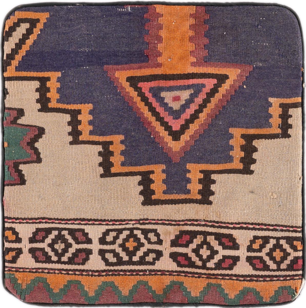 Persisk teppe Kelim Fars Kissen 42x42 42x42, Persisk teppe Knyttet for hånd