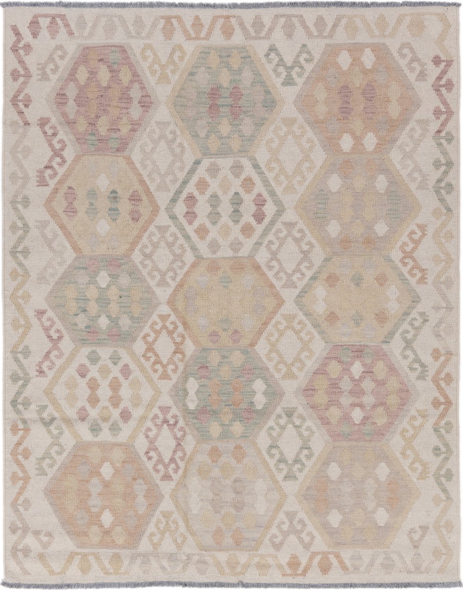 Tapis afghan Kilim Afghan 190x151 190x151, Tapis persan Tissé à la main