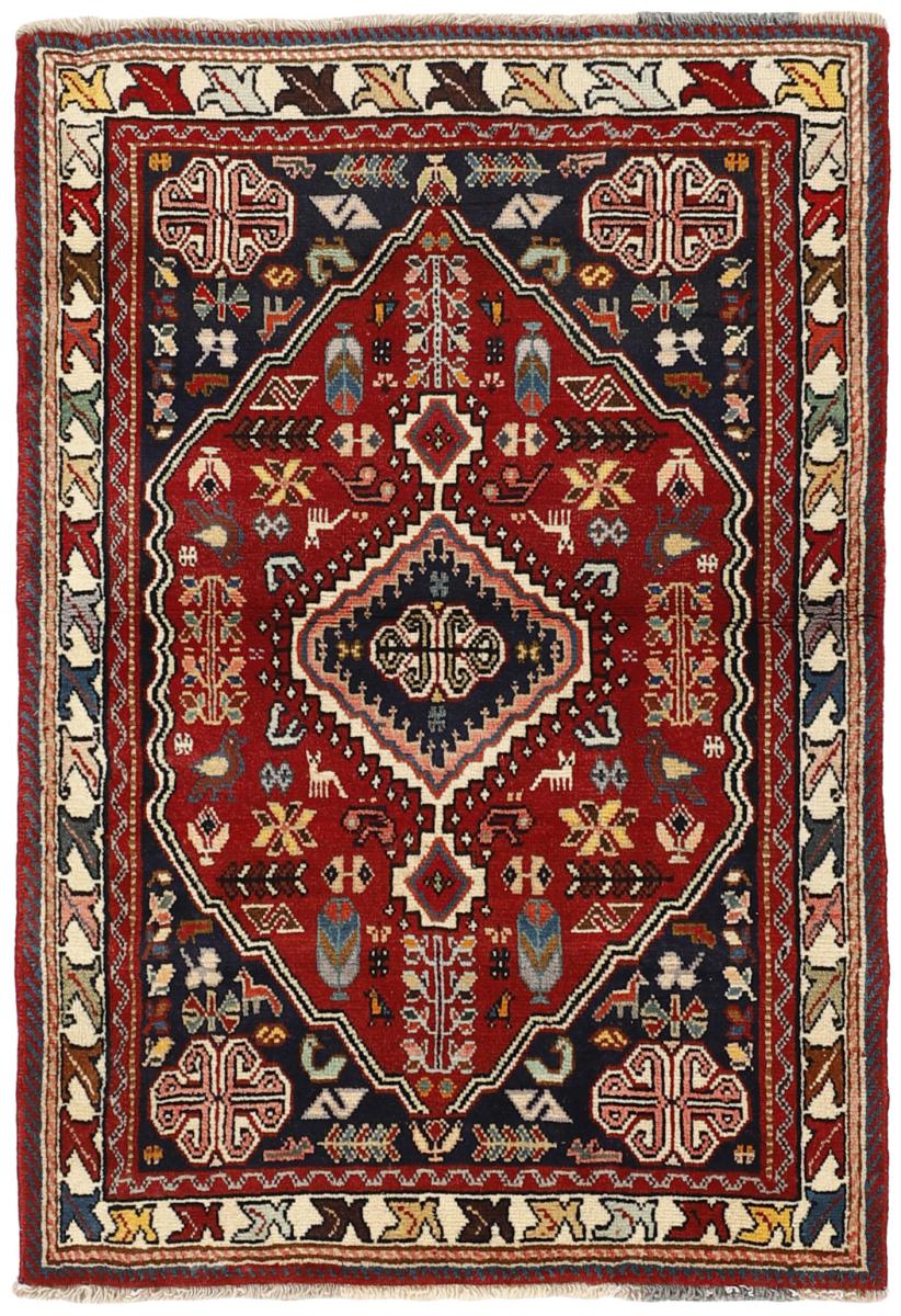Tapis persan Shiraz 148x100 148x100, Tapis persan Noué à la main