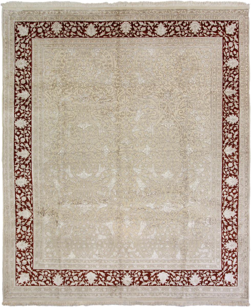 Tapis indien Indo Tabriz 294x251 294x251, Tapis persan Noué à la main