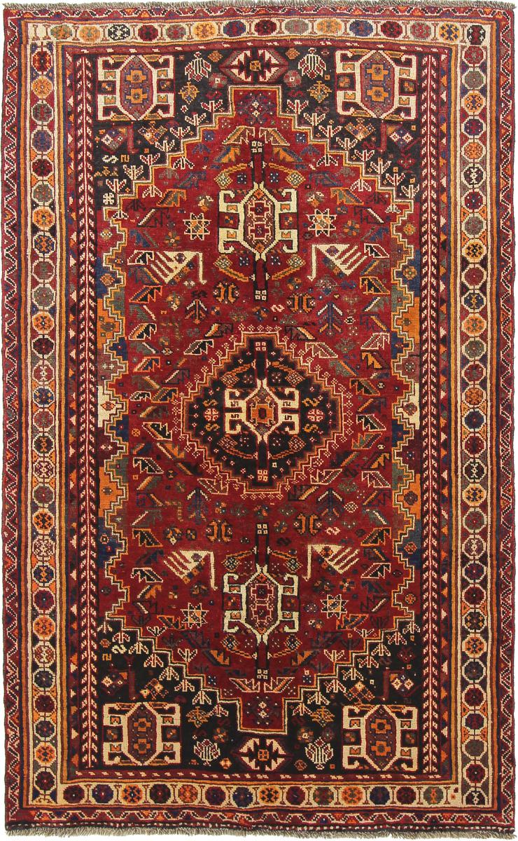 Persisk tæppe Ghashghai 263x165 263x165, Persisk tæppe Knyttet i hånden