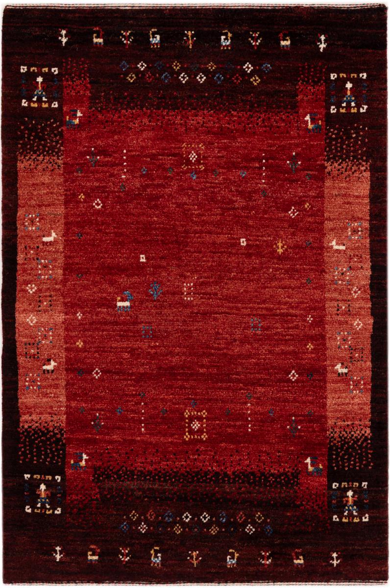 Tapete persa Persa Gabbeh Kashkuli Banafsheh 119x79 119x79, Tapete persa Atado à mão