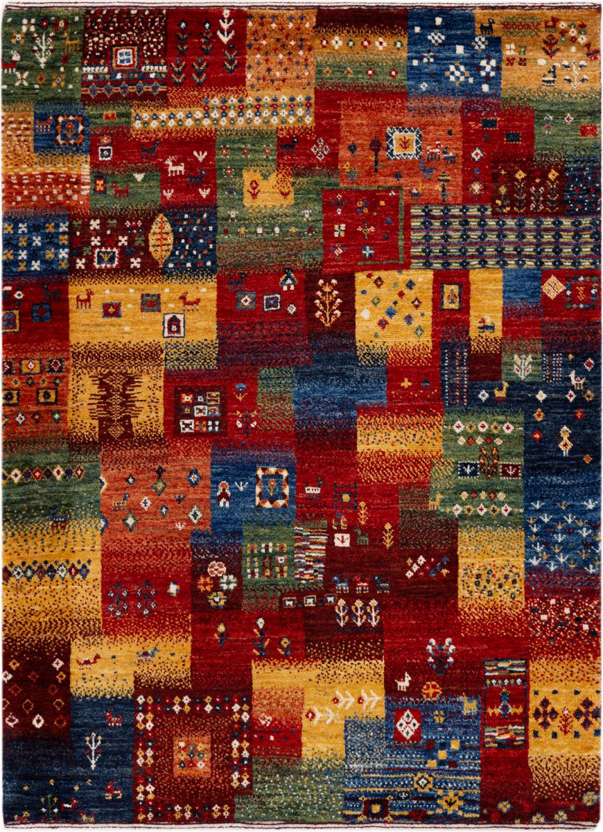 Tappeto persiano Persiano Gabbeh Loribaft Atelier 123x92 123x92, Tappeto persiano Annodato a mano