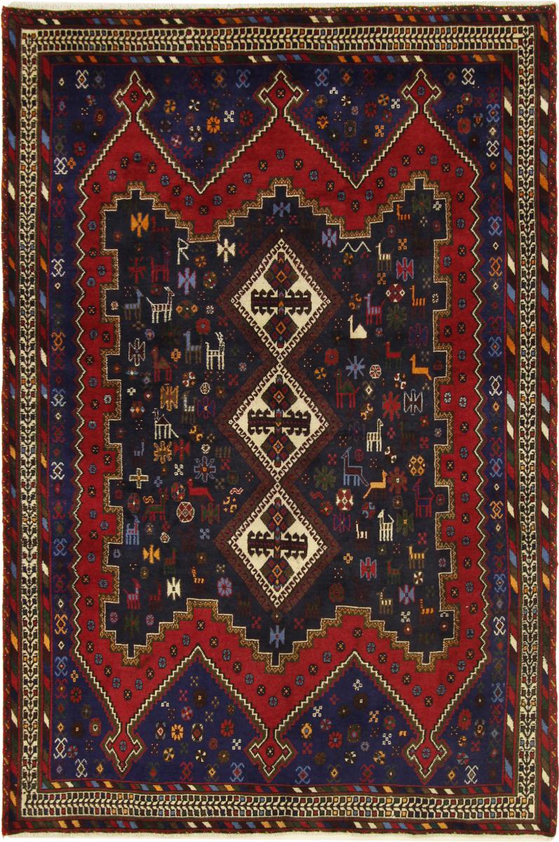 Persisk matta Sirjan 245x162 245x162, Persisk matta Knuten för hand