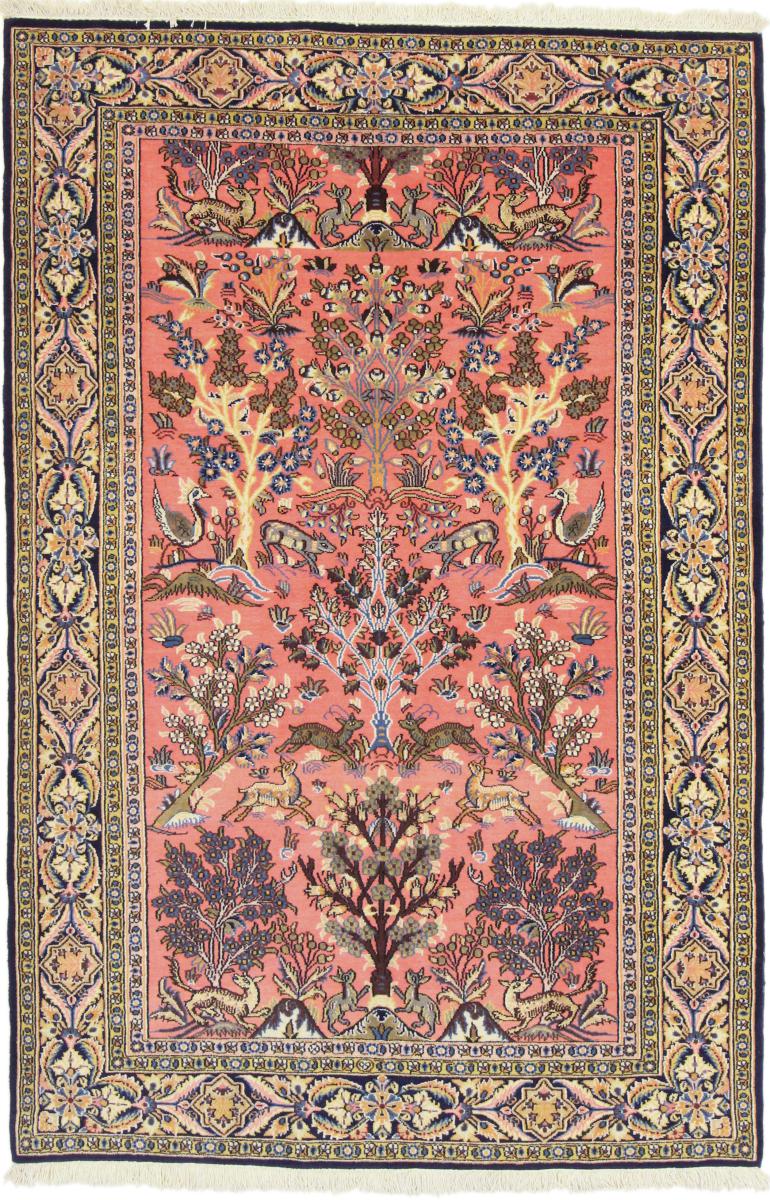 Persisk tæppe Ghom 209x138 209x138, Persisk tæppe Knyttet i hånden