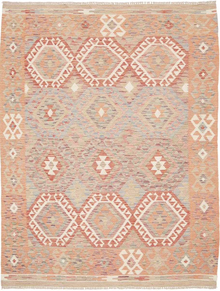 Afghan rug Kilim Afghan 6'7"x5'1" 6'7"x5'1", Persian Rug Woven by hand